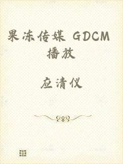 果冻传媒 GDCM 播放